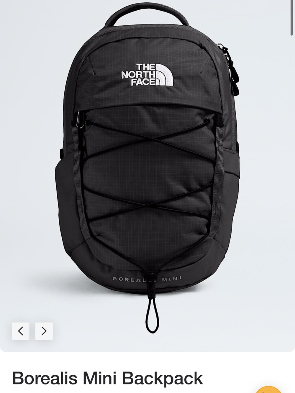 The North Face Adult Borealis Mini Backpack 10L Black NWT Water Resistant